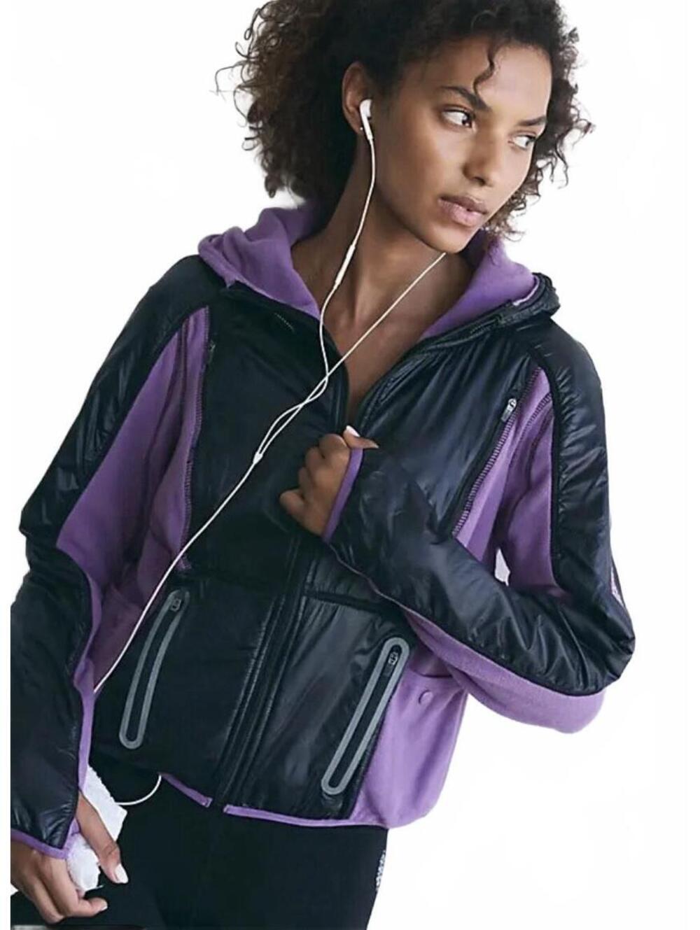 $198  FP Movement by Free People Go The Distance Fleece Jacke Size S #1362